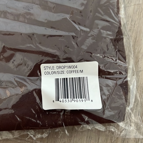 nuuds • Women's Long Sleeve Crewneck Bodysuit - Coffee - Coffee / M - Picture 7 of 9